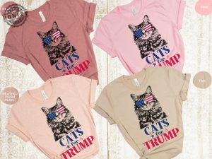 Cats For Trump Shirt Funny Cat Trump 2024 Support Tshirt Trump Long Hair Cat Sweatshirt Maga Cat Hoodie Vote Trump 2024 Shirt honizy 5