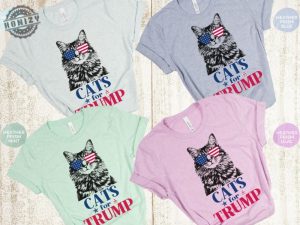 Cats For Trump Shirt Funny Cat Trump 2024 Support Tshirt Trump Long Hair Cat Sweatshirt Maga Cat Hoodie Vote Trump 2024 Shirt honizy 6