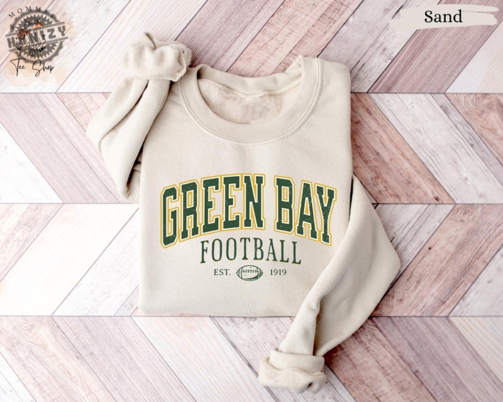 Green Bay Football Shirt Trendy Green Bay Football Fan Tshirt Green Bay Game Day Hoodie Green Bay Sweatshirt Football Lover Shirt