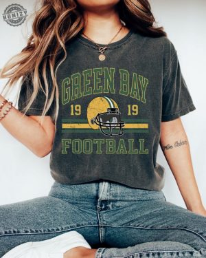 Green Bay Football Shirt Green Bay Womens Gift Green Bay Tshirt For Her Retro Green Bay Football Hoodie Vintage Football Gifts honizy 3