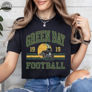 Green Bay Football Shirt Green Bay Womens Gift Green Bay Tshirt For Her Retro Green Bay Football Hoodie Vintage Football Gifts honizy 4