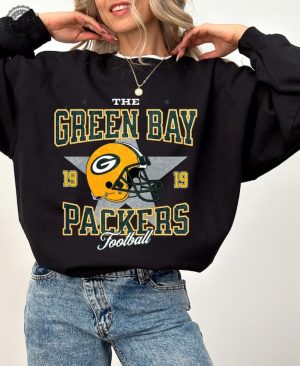 Green Bay Packers Football Shirt Vintage Style Nfl Team Apparel honizy 3