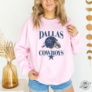 Vintage Dallas Football Shirt Dallas Cowboys Football Tee Dallas Football Fan Gift Shirt Cowboys Fan Crewneck Sweatshirt Nfl Game Day Apparel honizy 2