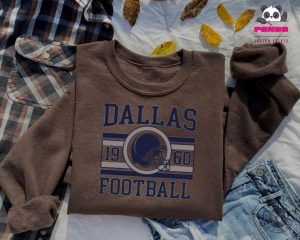 Retro Dallas Football Shirt Dallas Football Sweatshirt Cowboys Tshirt Football Fan Hoodie Game Day Outfit Texas Enthusiast Gift honizy 2