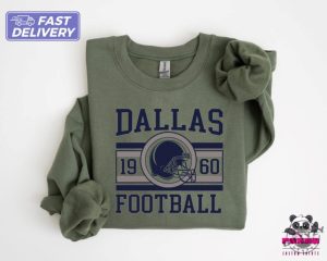 Retro Dallas Football Shirt Dallas Football Sweatshirt Cowboys Tshirt Football Fan Hoodie Game Day Outfit Texas Enthusiast Gift honizy 4