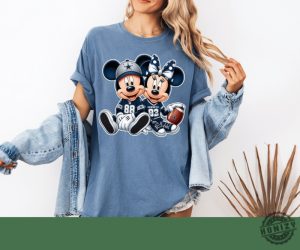 Dallas Football Minnie Shirt Minnie And Mickey Football Hoodie Mickey Youth Sweater Disney Dallas Football Sweatshirt honizy 2