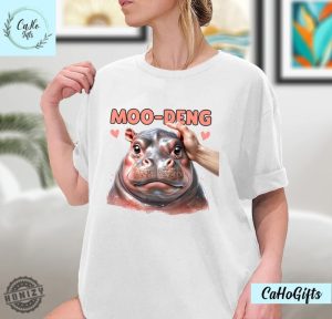 Moo Deng Bouncy Pig In Thai Picture The Cute Baby Hippo Shirt Baby Hippo Khao Kheow Open Zoo Tshirt Baby Hippo Shirt Sweatshirt Hoodie honizy 5