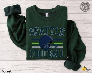 Seattle Football Tshirt Unisex Seattle Sweatshirt Game Day Apparel Seattle Football Fan Shirt Gift For Football Lovers honizy 3