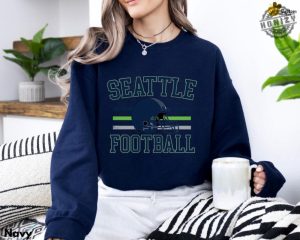 Seattle Football Tshirt Unisex Seattle Sweatshirt Game Day Apparel Seattle Football Fan Shirt Gift For Football Lovers honizy 4