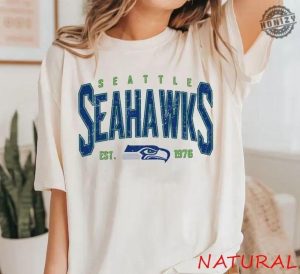 Vintage Seattle Football Shirt Football Sweatshirt Seattle Football Fan Hoodie Seahawks Tee Seahawks Tshirt Game Day Apparel honizy 2