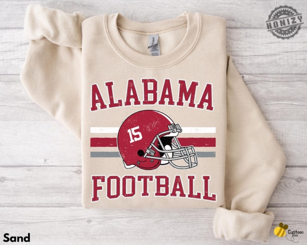 Alabama Football Sweatshirt  Hoodie Retro Distressed Game Day Crewneck Sweatshirt Bama Fan Unisex Tailgate Shirt