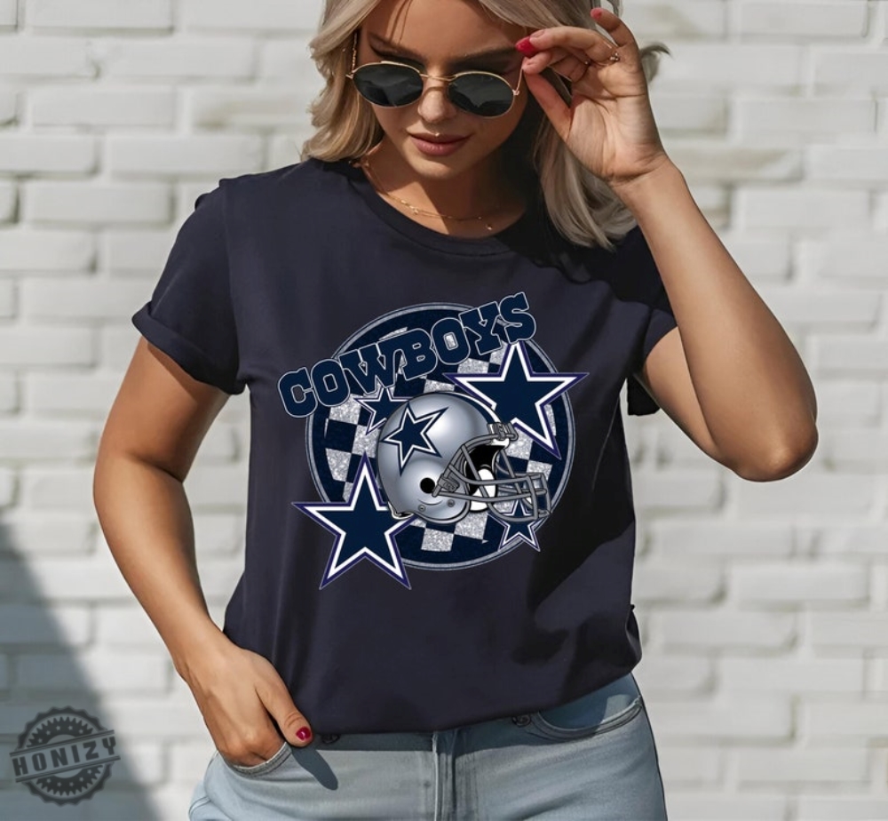 Cowboy Fan Shirt Retro Dallas Footbal Shirt Print Dallas Hoodie Dallas Game Day Tshirt Cowboys Dallas Football Shirt