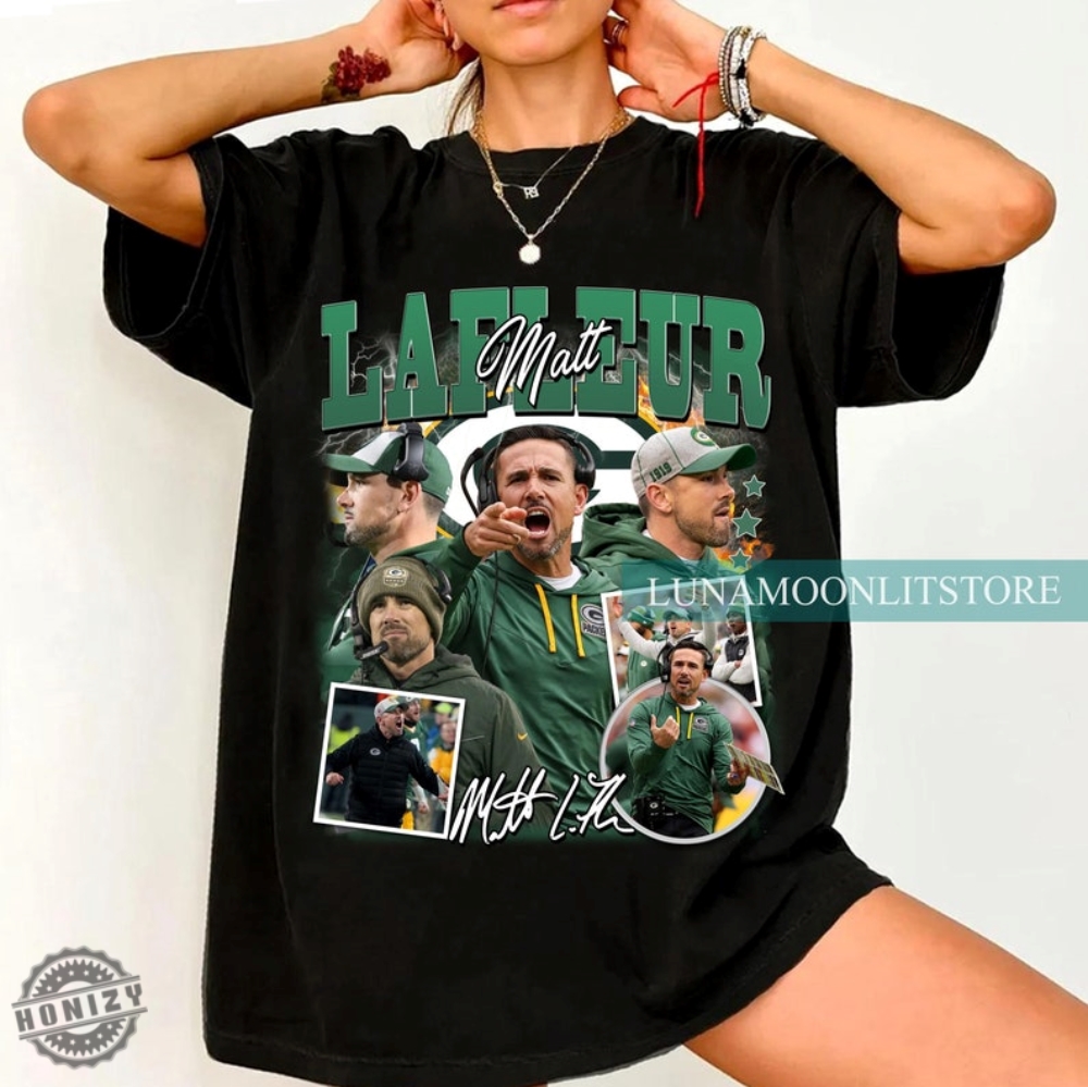 Vintage Matt Lafleur Shirt Matt Lafleur Tshirt Matt Lafleur Sweatshirt Green Bay Football Hoodie American Football Bootleg Tee