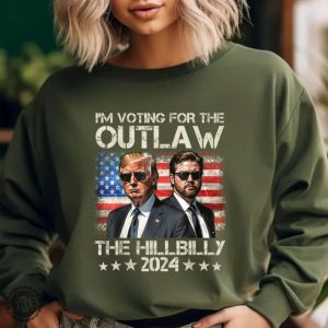 Vintage Im Voting For The Outlaw And The Hillbilly Letters With The Outlaw Tshirt Im With The Outlaw Hoodie Drain The Swamp Sweatshirt Trump Hillbilly Shirt honizy 4