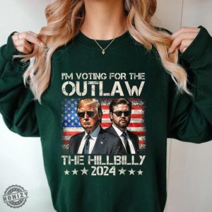 Vintage Im Voting For The Outlaw And The Hillbilly Letters With The Outlaw Tshirt Im With The Outlaw Hoodie Drain The Swamp Sweatshirt Trump Hillbilly Shirt honizy 7