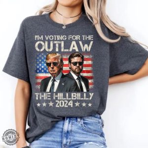 Vintage Im Voting For The Outlaw And The Hillbilly Letters With The Outlaw Tshirt Im With The Outlaw Hoodie Drain The Swamp Sweatshirt Trump Hillbilly Shirt honizy 9