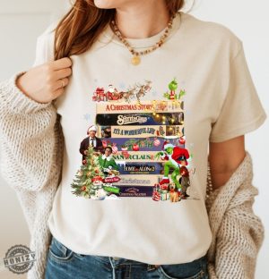 Retro Christmas Movies Shirt Nostalgic Christmas Vhs Movies Sweatshirt Christmas 90S Movies Tshirt Adult Christmas Costume Hoodie Christmas Shirt honizy 2