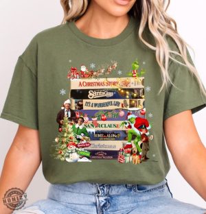 Retro Christmas Movies Shirt Nostalgic Christmas Vhs Movies Sweatshirt Christmas 90S Movies Tshirt Adult Christmas Costume Hoodie Christmas Shirt honizy 4