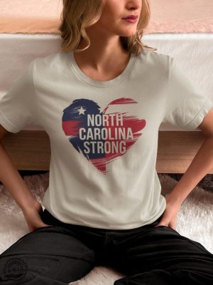 North Carolina Strong Shirt Hurricane Helene Tshirt Support Victims Patriotic Sweatshirt Tennessee Georgia South Carolina Hoodie Survivor Shirt honizy 4