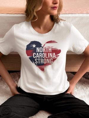 North Carolina Strong Shirt Hurricane Helene Tshirt Support Victims Patriotic Sweatshirt Tennessee Georgia South Carolina Hoodie Survivor Shirt honizy 7