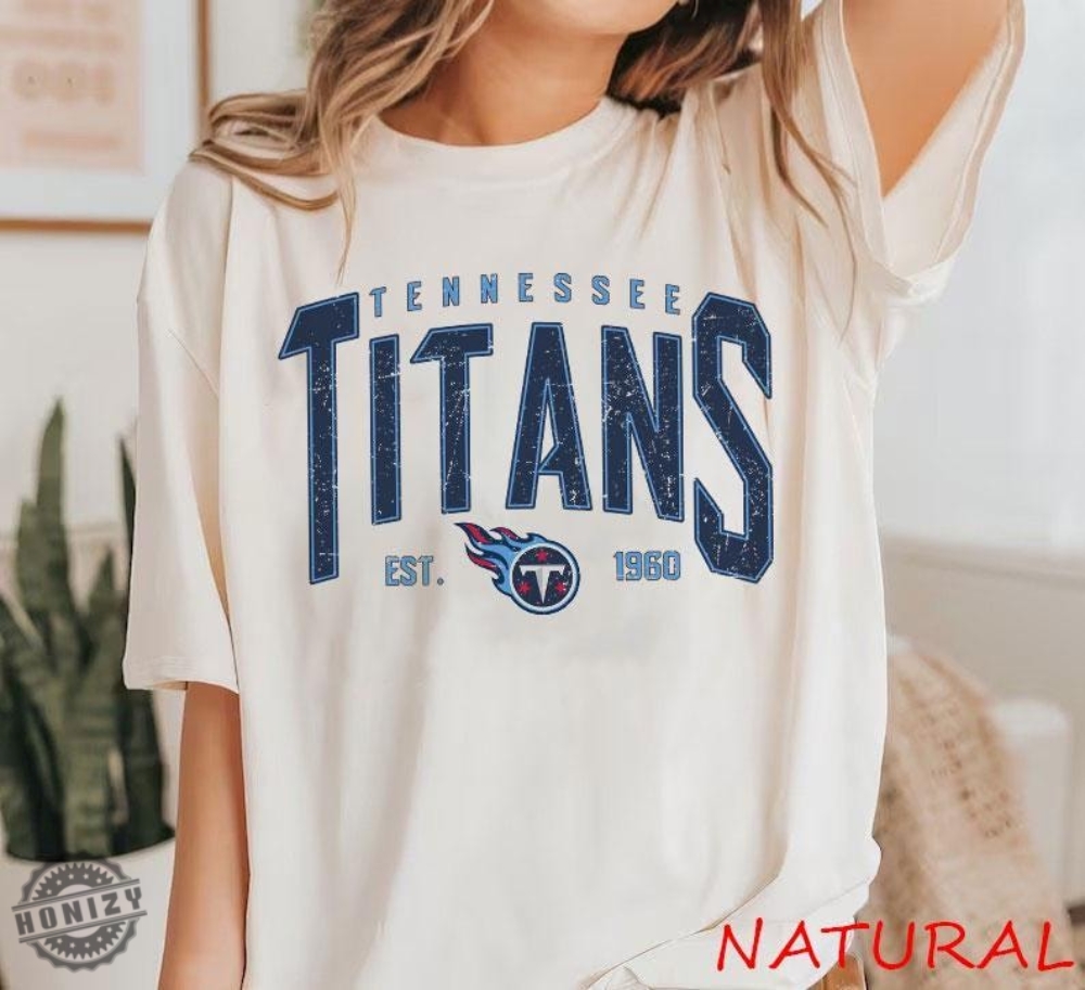 Vintage Tennessee Shirt Titans Sweatshirt Tennessee Football Fan Tshirt Titans Tee Titans Hoodie Game Day Apparel