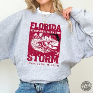 I Survived Hurricane Milton Shirt Florida Hurricane 2024 Tshirt Hurricane Milton Shirt Hurricane Hoodie I Survived Sweatshirt Inspirational Shirt honizy 5