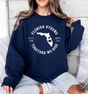 Florida Strong Tshirt Hurricane Milton Shirt Florida St. Pete Disaster Sweatshirt Friends And Family Support Hoodie Tampa Hurricane Tee honizy 4