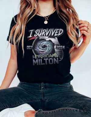 Hurricane Milton Survivor Unisex Shirt Resilience Tee I Survived Hurricane Milton 2024 Hoodie Survivor Gift Florida Strong Shirt honizy 2