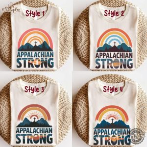 Appalachian Strong Shirt Hurricane Milton Western Graphic Tee North Carolina Sweatshirt Gift Ideas For Support Squad honizy 2