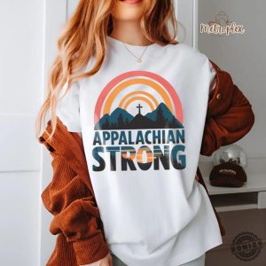 Appalachian Strong Shirt Hurricane Milton Western Graphic Tee North Carolina Sweatshirt Gift Ideas For Support Squad honizy 5