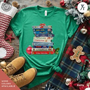 Vintage Christmas Movies Vhs Shirt Christmas Crewneck Sweatshirt Retro Vhs Xmas Tapes Gift For Her Hoodie Family Reunion Tshirt 1990S Holiday Shirt honizy 6