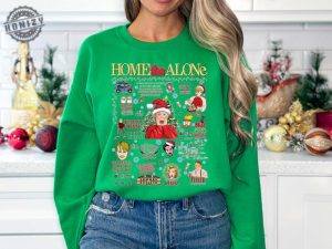 Home Alone Movie Family Matching Christmas Shirt Christmas Home Alone Movie Tshirt Christmas Group Hoodie Family Christmas Shirt honizy 4