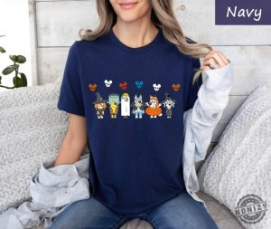 Bluey Halloween Shirt Bluey Halloween Costume Tshirt Bluey Halloween Sweatshirt Bluey Kids Halloween Hoodie Bluey Spooky Halloween Gift honizy 2