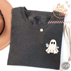 Ghost Halloween Shirt Halloween Sonographer Ghost Holding Transducer Shirt Mri Safe Ultrasound Tech Gift honizy 2