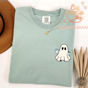 Ghost Halloween Shirt Halloween Sonographer Ghost Holding Transducer Shirt Mri Safe Ultrasound Tech Gift honizy 3