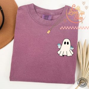 Ghost Halloween Shirt Halloween Sonographer Ghost Holding Transducer Shirt Mri Safe Ultrasound Tech Gift honizy 4