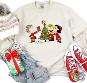 Snoopy Christmas Shirt Charlie Brown Christmas Sweatshirt Family Matching Christmas Party Hoodie Christmas Tee Gifts honizy 3