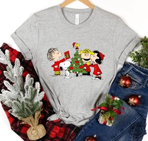 Snoopy Christmas Shirt Charlie Brown Christmas Sweatshirt Family Matching Christmas Party Hoodie Christmas Tee Gifts honizy 5