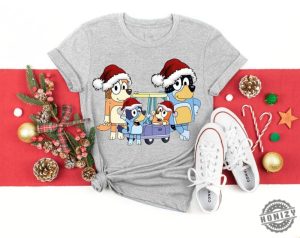 Christmas Bluey Family Sweater Christmas Funny Bluey Family Shirt Family Gift Blueymas Tshirt Christmas Pajamas Hoodie Pajamas Tees honizy 5