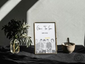 Liam Payne Memorial Print 1D Rest In Peace Fan Memorabilia Music Artist Commemorative Quotes Quote Gone Too Soon honizy 3