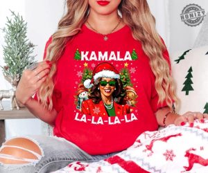 Kamala Harris Christmas Shirt Funny Holiday Sweater Political Hoodie 2024 Election Tshirt Xmas Sweatshirt Santa Gift honizy 4