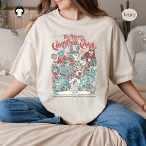 The Muppet Christmas Carol Shirt Kermit The Frog Gonzo Miss Piggy Xmas Movie Tshirt Mickeys Very Merry Christmas Party 2024 Gift honizy 2