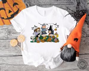 Spooky Halloween Movie Characters Shirt Halloween Gift Snoopy Fall Tshirt Halloween Peanuts Characters Sweatshirt Trick Or Treat Kids Tees honizy 3