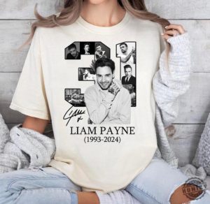 Rest In Peace Liam Payne Shirt Liam Payne Thank You For The Memories Tshirt In Memory Of Liam Payne Sweatshirt For Fans Gift honizy 2