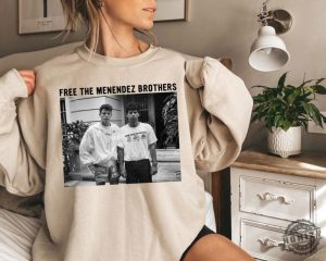 Free The Menendez Brothers Nicholas Chavez Cooper Koch Shirt Nicholas Alexander Chavez Sweatshirt Menendez Brothers Gift honizy 8