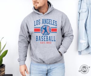 Los Angeles Baseball Unisex Shirt Favorite Baseball Team Sweatshirt And Hoodie Los Angeles Baseball Shirt For Mom honizy 2