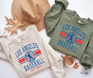 Los Angeles Baseball Unisex Shirt Favorite Baseball Team Sweatshirt And Hoodie Los Angeles Baseball Shirt For Mom honizy 4