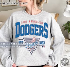 Vintage Style Los Angeles Shirt Los Angeles Baseball Sweatshirt Baseball Fan Tshirt Baseball Gameday Hoodie Best Gift Ever honizy 5