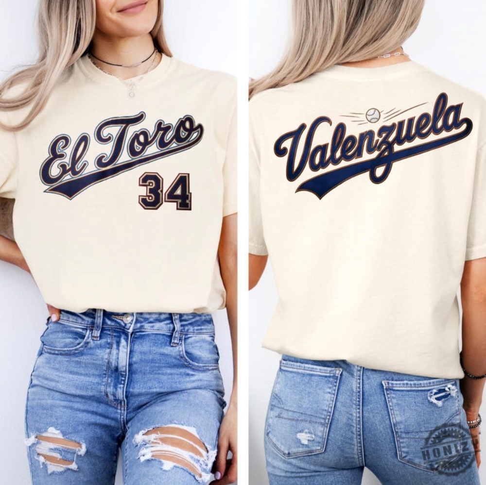 Fernando El Toro Shirt Dodgers Fernondomania Tshirt Rip Fernando Valenzuela Hoodie Baseball 34 Sweatshirt Fernando Valenzuela 34 Rip Shirt honizy 1