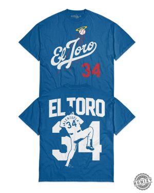 Fernando El Toro Shirt Fernando Valenzuela Sweatshirt Rip Fernando Valenzuela Tshirt Baseball 34 Hoodie Fernando Valenzuela Shirt honizy 2